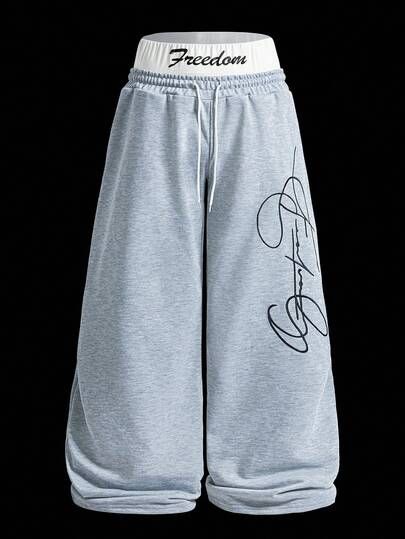 Blueblackie Asthetic grey color pant  code ANA0023