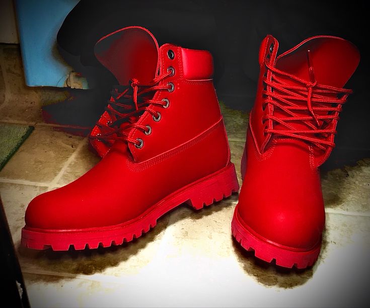 Blueblackie mens asthetic stylish fashinable ankle boot travel Trekking Hiking Boots red