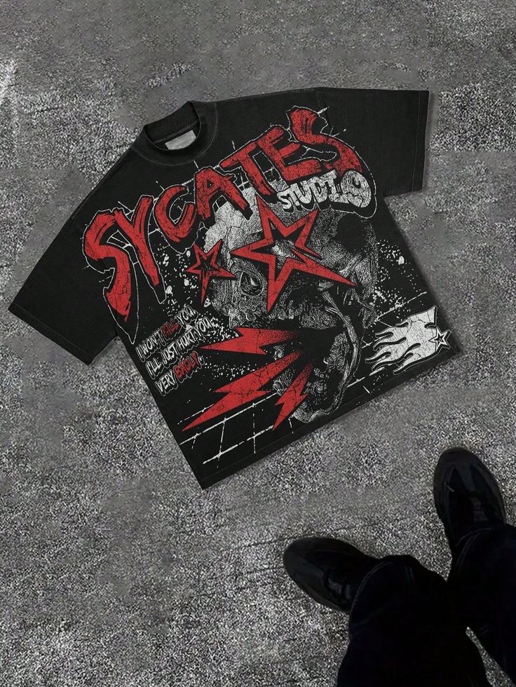 Blueblackie Child T-shirt printed black color t-shirt with black color shoe
