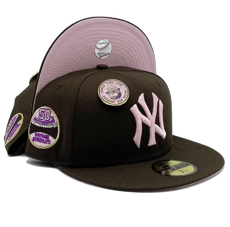 Blueblackie New Era New York Yankees No Bad for Men Stylish Baseball Hat and Urban Swagger Brown cap