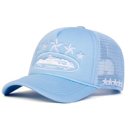 Blueblackie Snapback Cap for Men Stylish Baseball Hat for Streetwear Hip Hop and Urban Swagger sky blue cap
