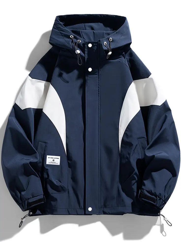 Blueblackie Ferrai Racing Sport Jacket Blue Racing MotorSport Full Zip Windbreaker Jacket For Men & Women