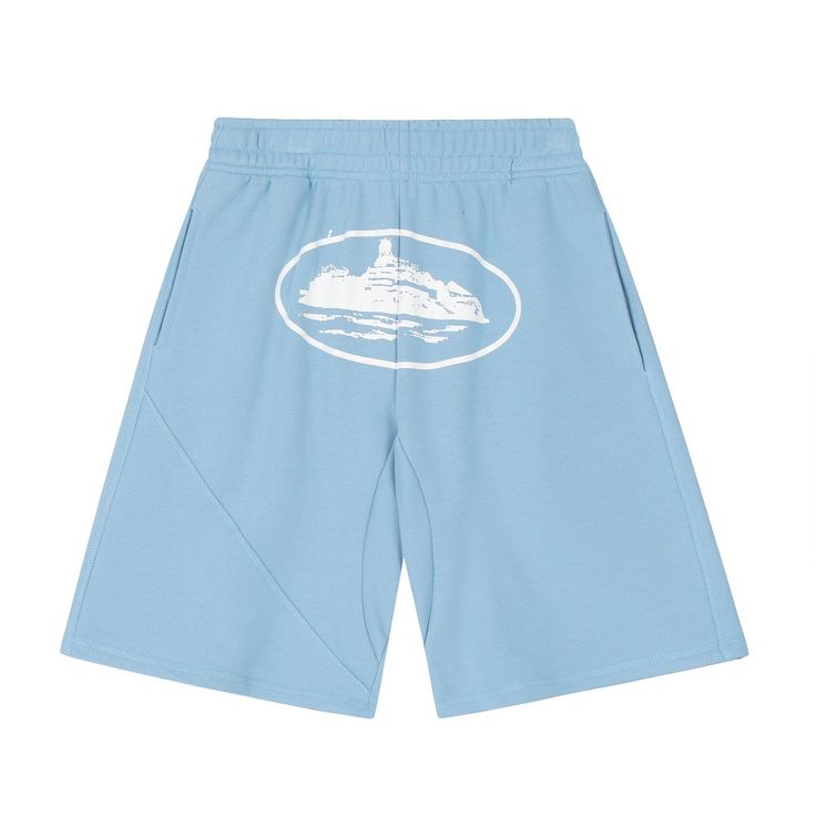 Blueblackie Himalayan Regular fit blue color shorts for men