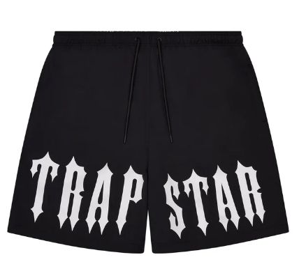 Blueblackie Trap star Branded Regular fit Black shorts for men